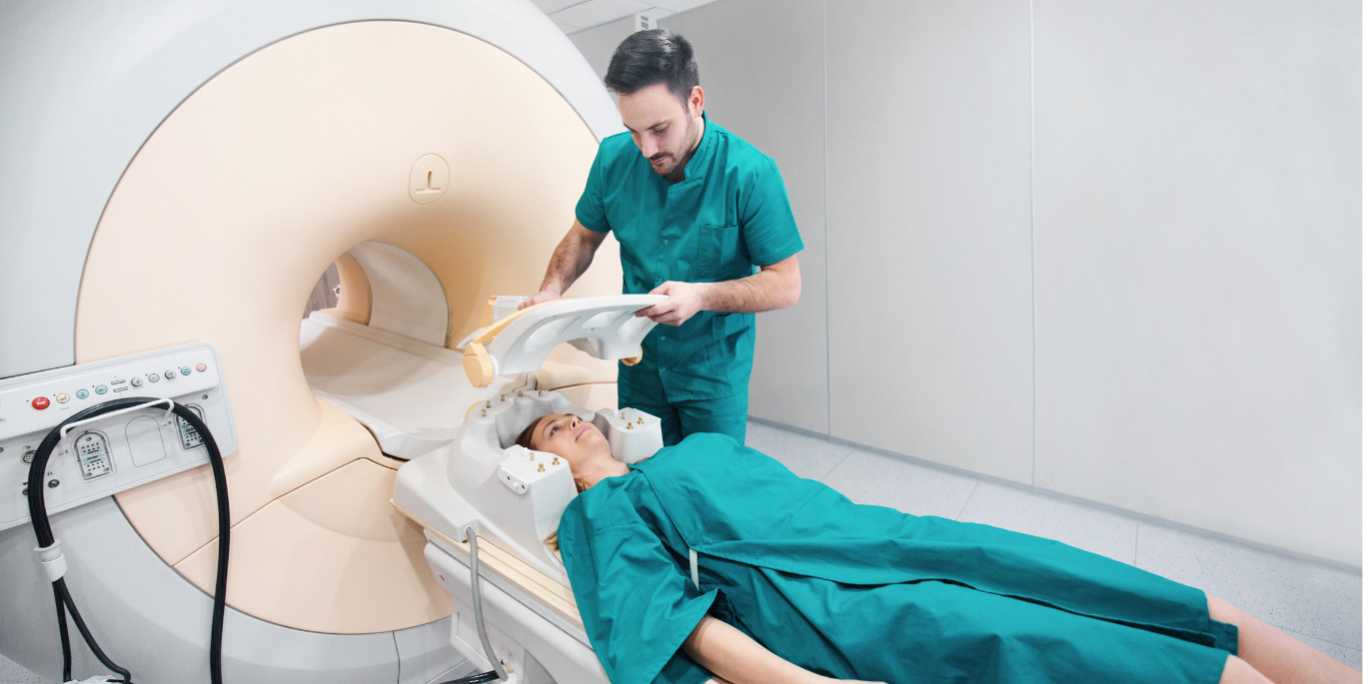 MRI Image 2 Certified MRI Technologist Working.