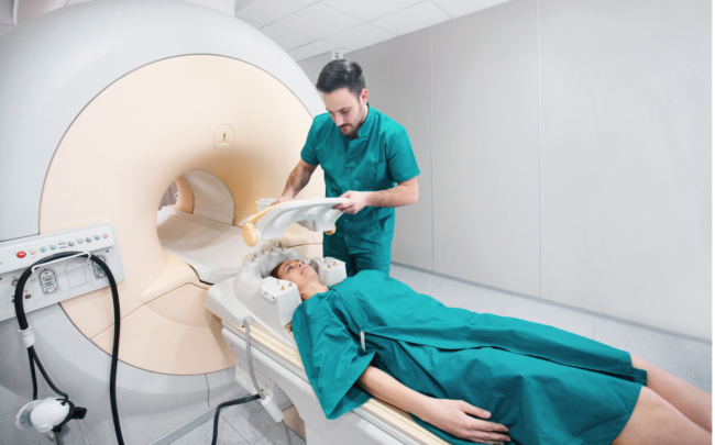 MRI Image 2 Certified MRI Technologist Working.